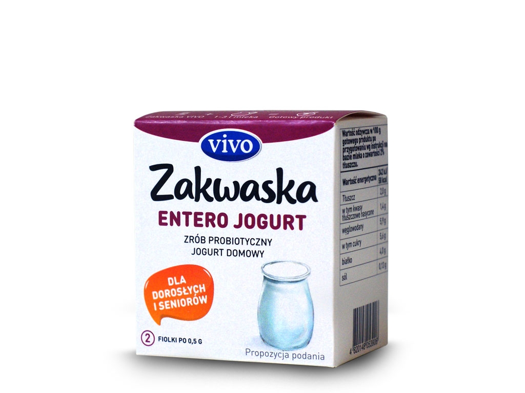 Zakwaska Entero Jogurt VIVO - box 2 sztuki