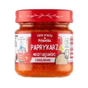 Paprykarz wegetariański z kaszą jaglaną pasta kanapkowa 160g