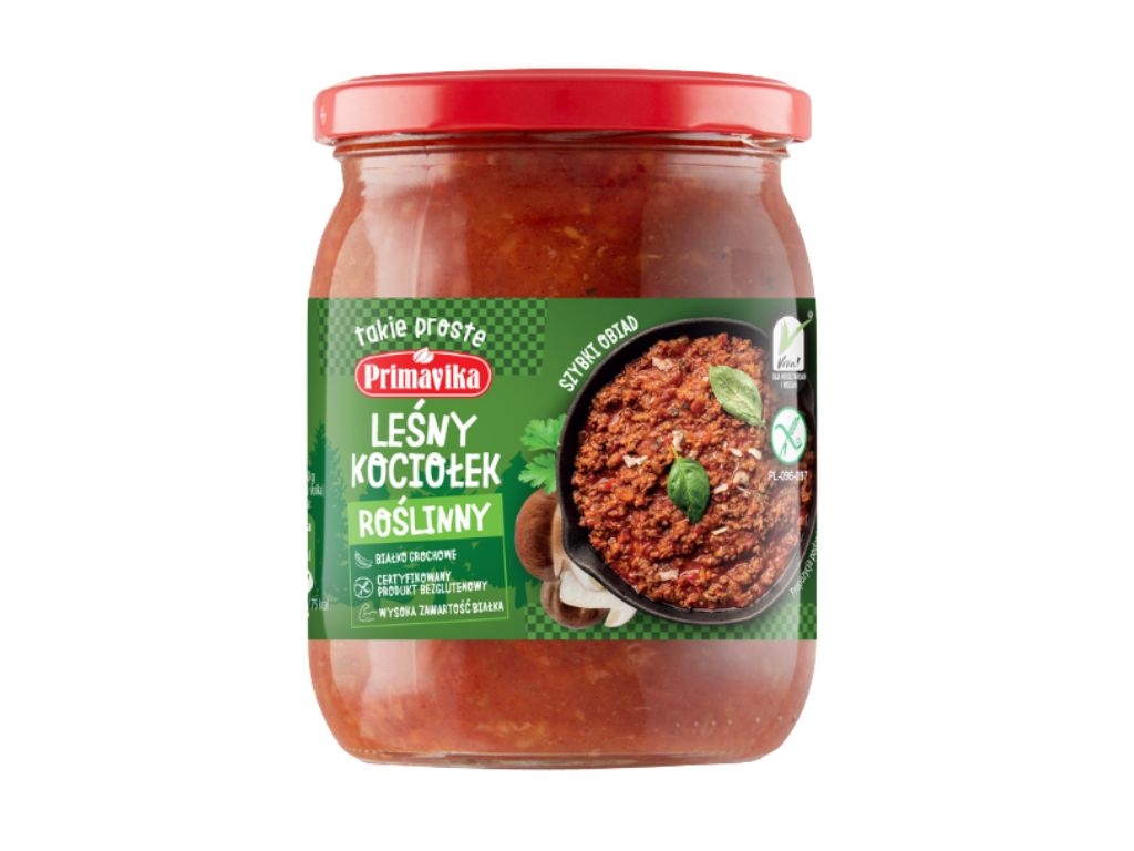 Leśny kociołek roślinny danie obiadowe 470g