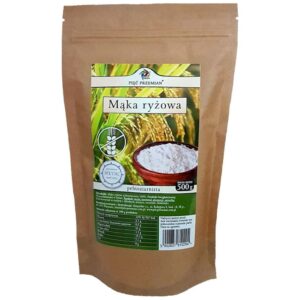 Mąka ryżowa pełnoziarnista bezglutenowa 500 g