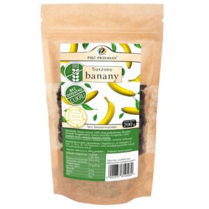 Banany suszone bez dodatku cukru 200 g