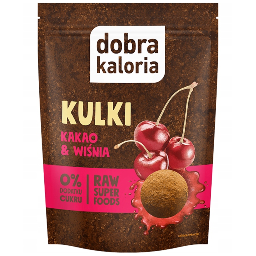 Kulki mocy Kakao&Wiśnia bez cukru 58 g