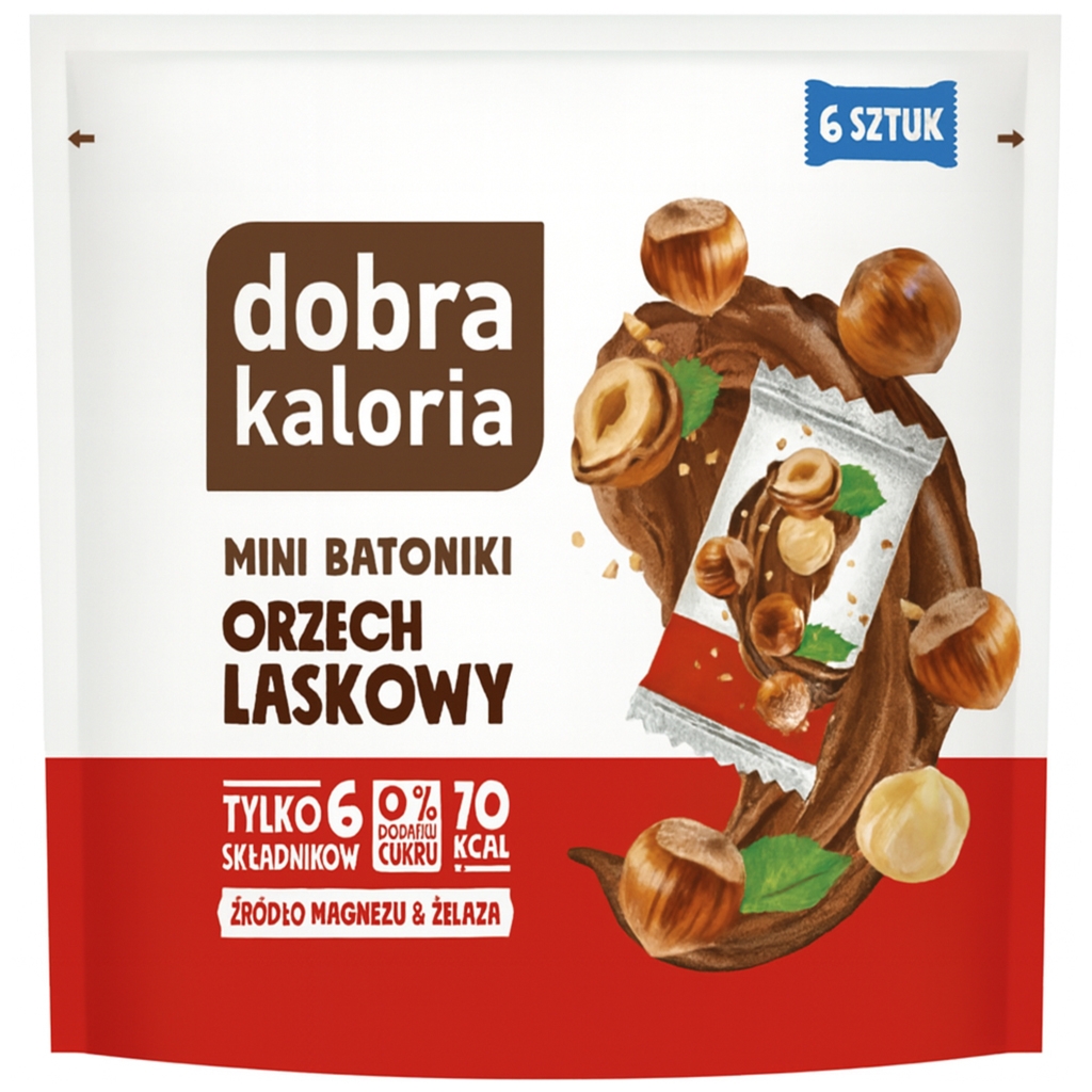 Mini batoniki orzech laskowy 108 g