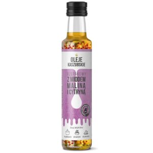 Olej rzepakowy z miodem, maliną i cytryną 250ml