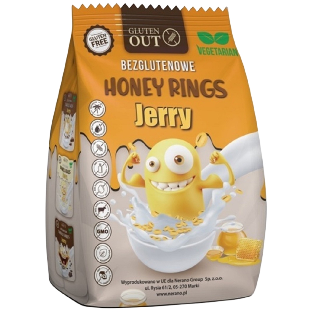 Kółka zbożowe miodowe bezglutenowe 375g