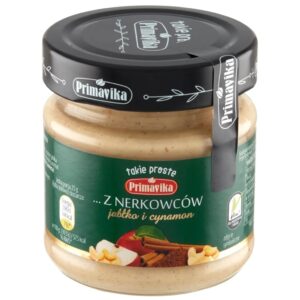 Pasta z nerkowców jabłko i cynamon 185g