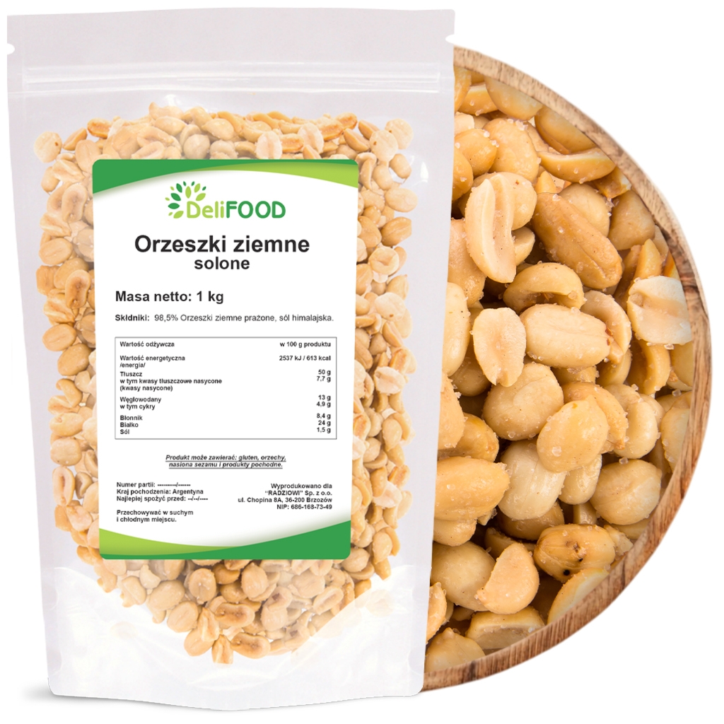 Orzechy ziemne solone 1000g