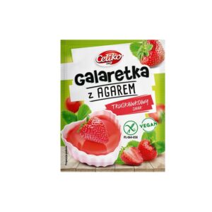 Galaretka z agarem o smaku truskawkowym 45g