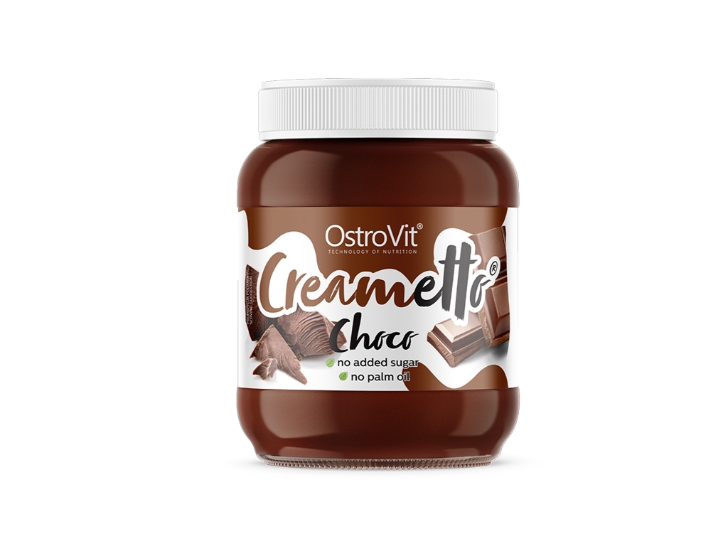 Krem czekoladowy bez cukru Creametto Choco 350g OstroVit