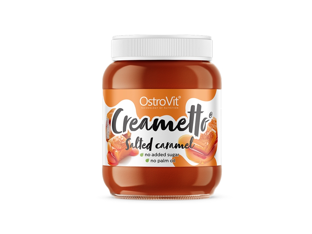 Krem o smaku słonego karmelu Creametto 350g – OstroVit