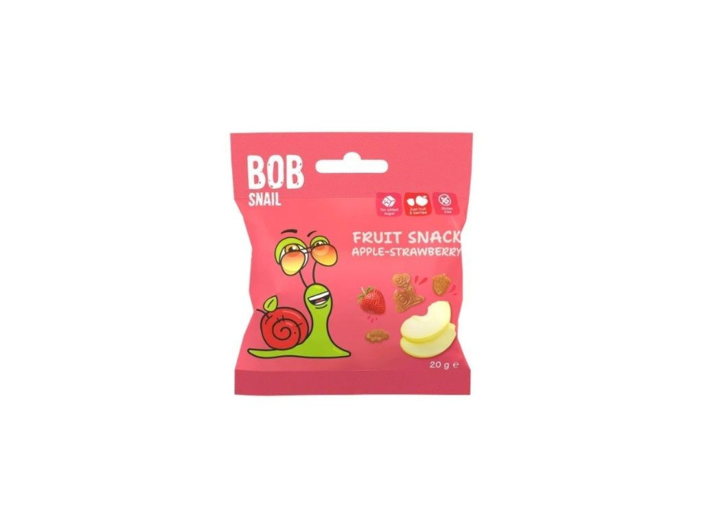 Przekąska owocowa fruit snack jabłko-truskawka bez dodatku cukru 20g