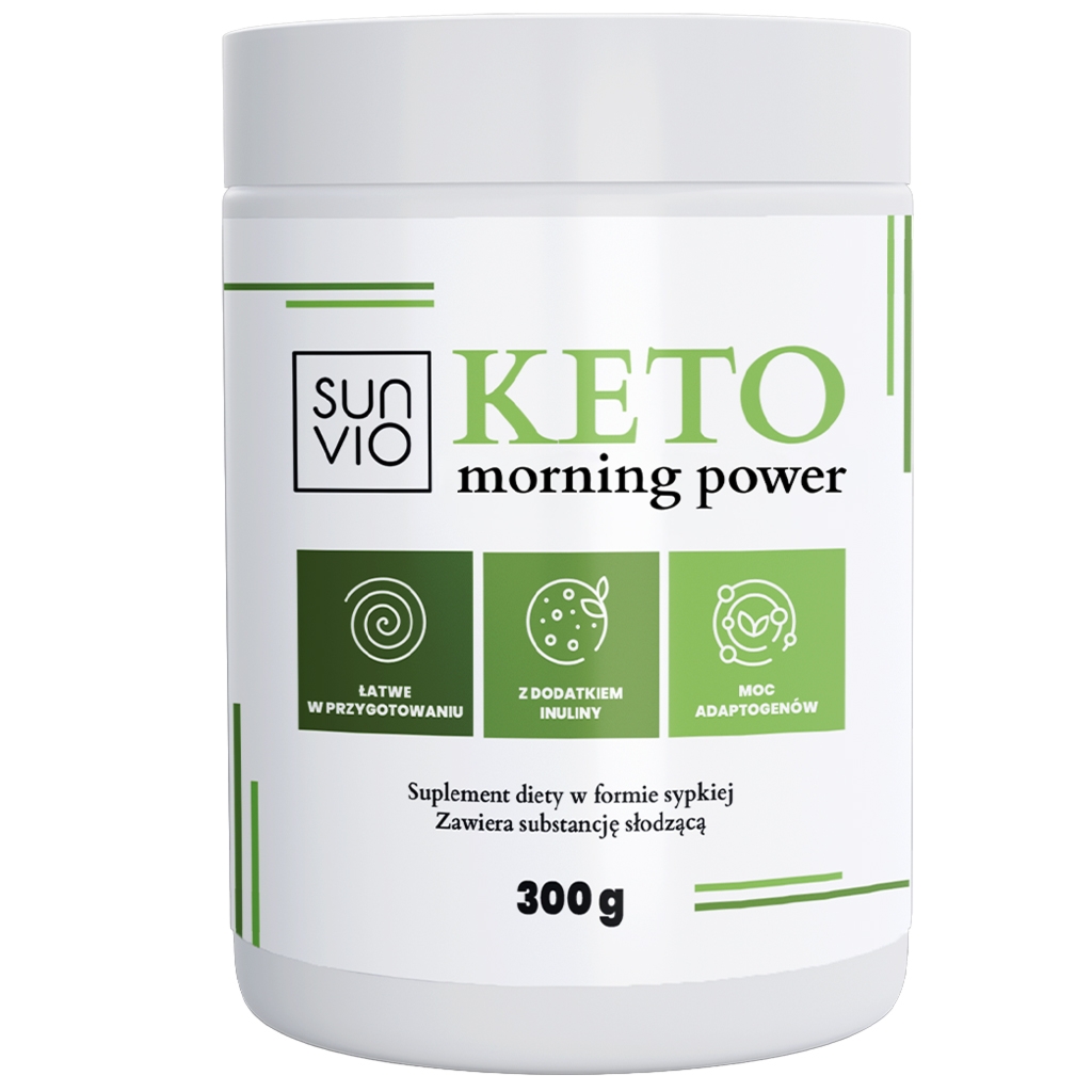 Keto morning power - napój funkcjonalny w proszku SunVio 300g