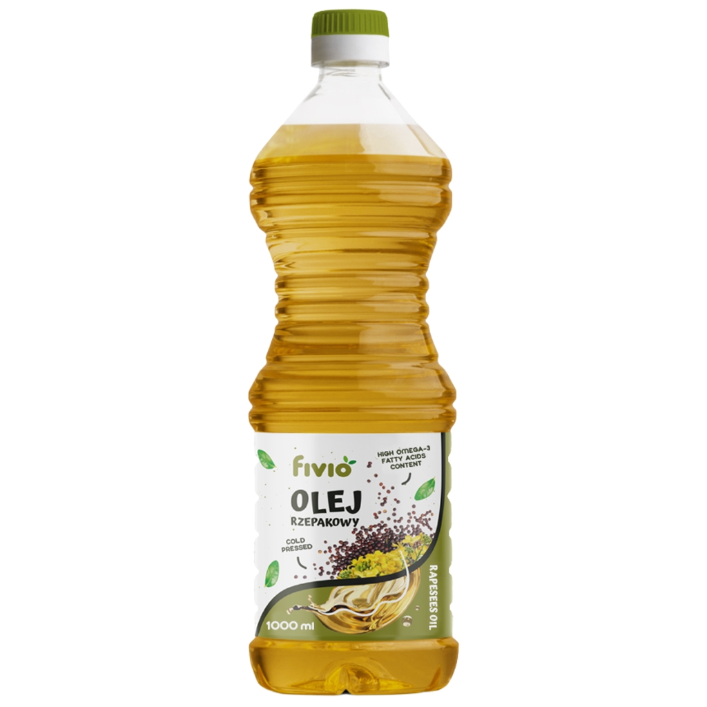 Olej rzepakowy nierafinowany 1000ml